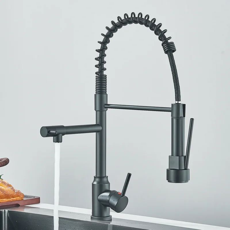 Robinet de cuisine à double bec – Image 2