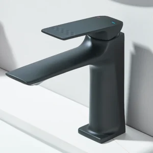 Robinet d'évier de salle de bain moderne