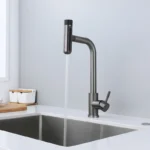 Robinets gris pour évier de cuisine