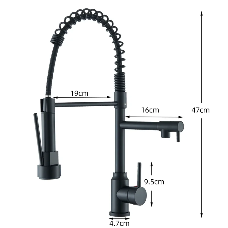 Robinet de cuisine à double bec – Image 4