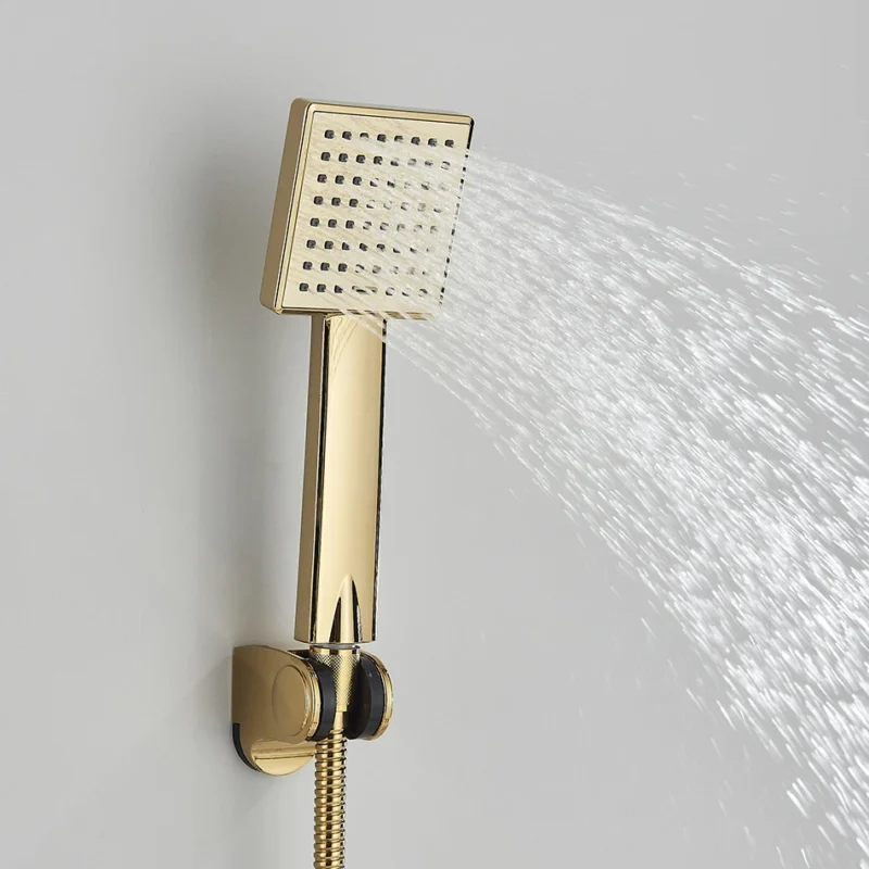 Robinet de baignoire cascade doré – Image 3