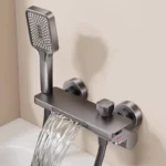 Robinet de baignoire cascade avec pommeau de douche