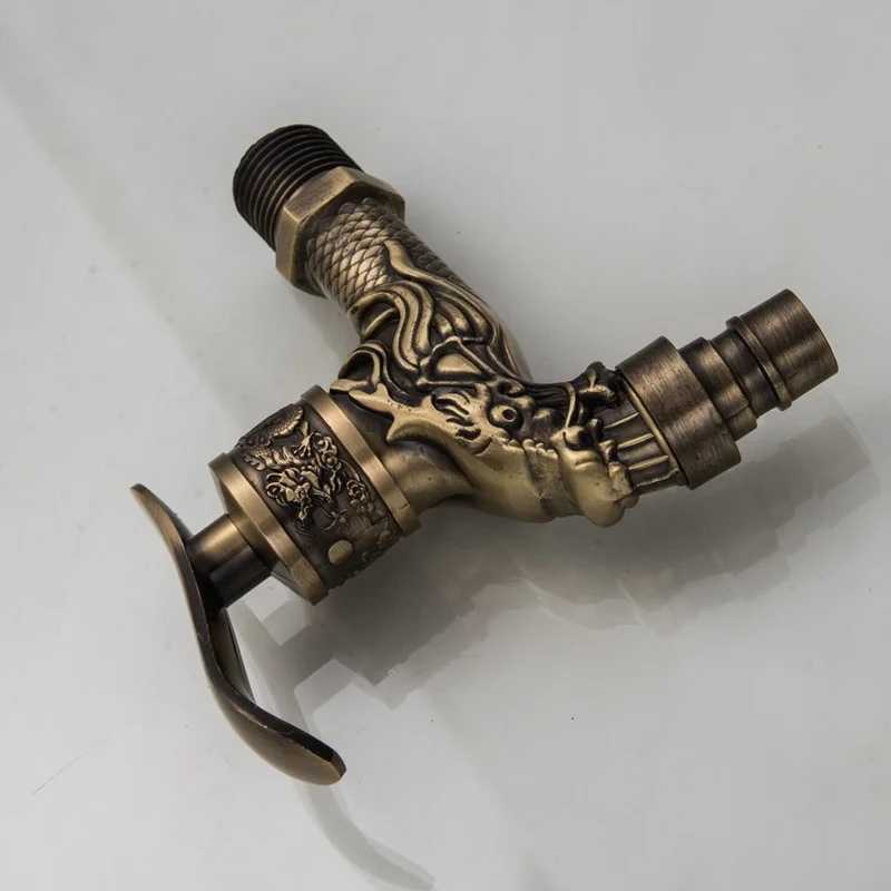 Commande unique du robinet de lavabo mural